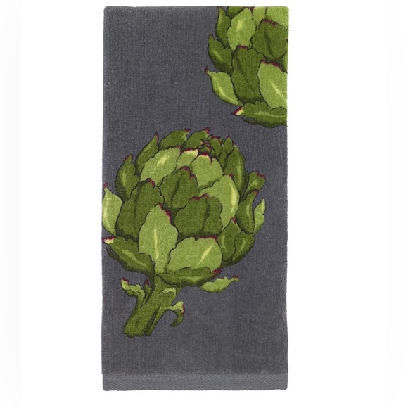 All-Clad Textiles 100% Cotton Fiber Reactive Artichoke Print Kitchen Dish Towel - Picture 2 of 8